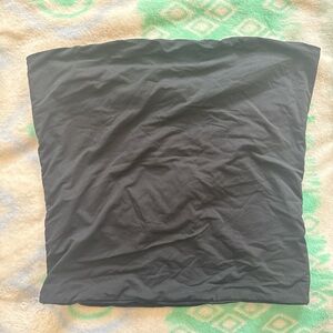 SHEIN Black Strapless Tube Crop Top